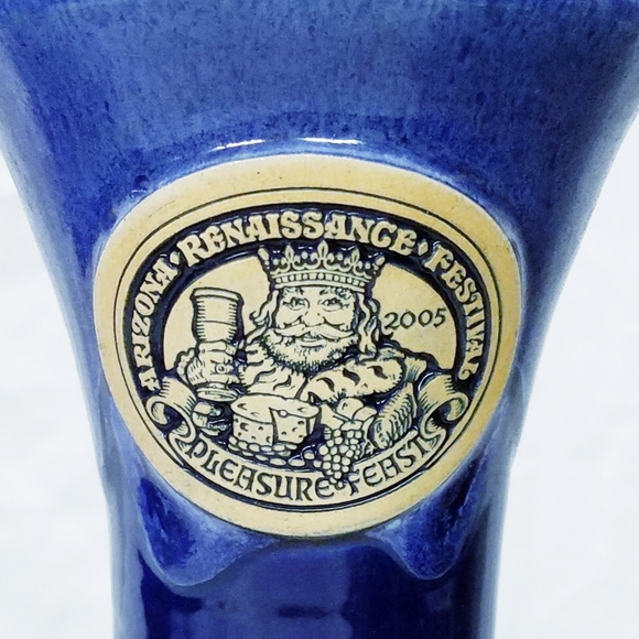 Arizona Desert Renaissance festival mugs Cup Pleasure Feast 2005 souvenir blue - Picture 2 of 8